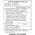 Terra µBiomic - supplement facts - A24 subject to change